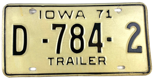 Vintage iowa 1971 trailer - 1971,
